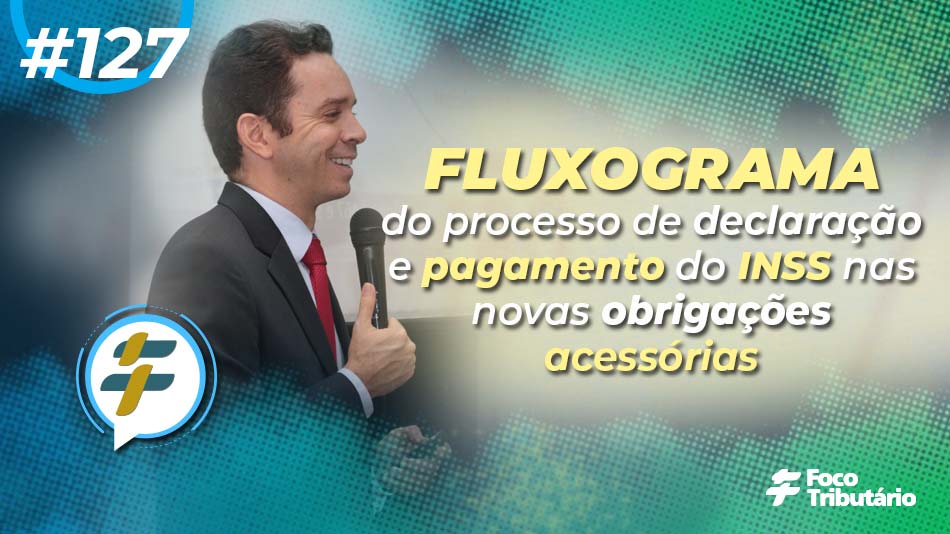 #127: Fluxograma do processo de declaração e pagamento do INSS nas novas obrigações acessórias