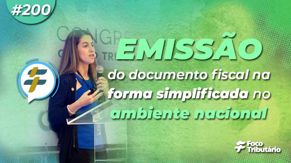 #200: Emissão do documento fiscal na forma simplificada no ambiente nacional